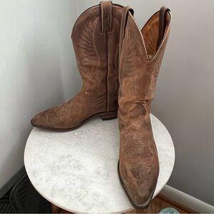 Boulet Canada Western Boots Cowboy Shoes Mens Size 8.5 E Medium Brown